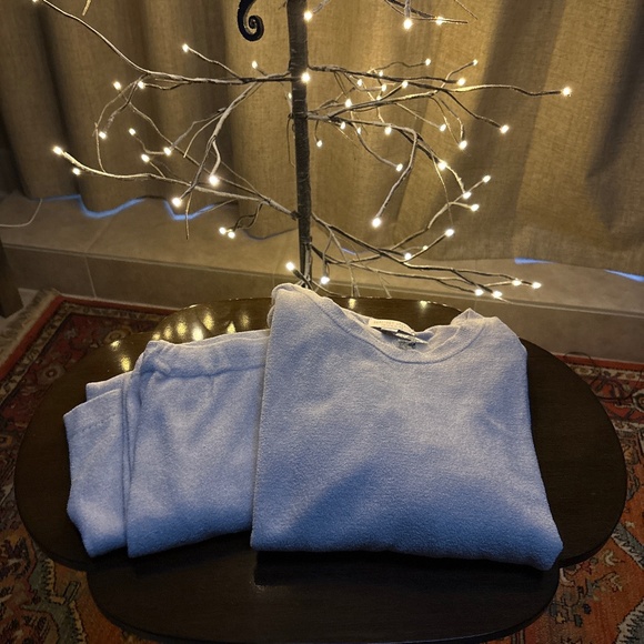 Barefoot Dreams Cozychic FOG Culottes (tie waist)-NWT - Picture 5 of 5